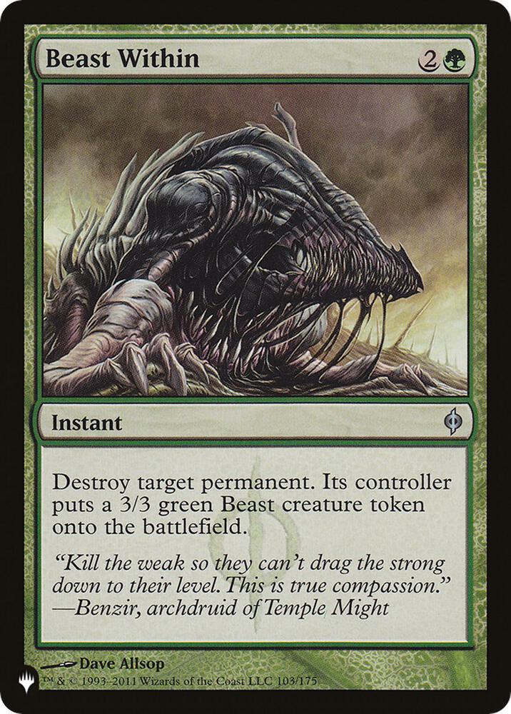Beast Within (NPH) (103) [The List]