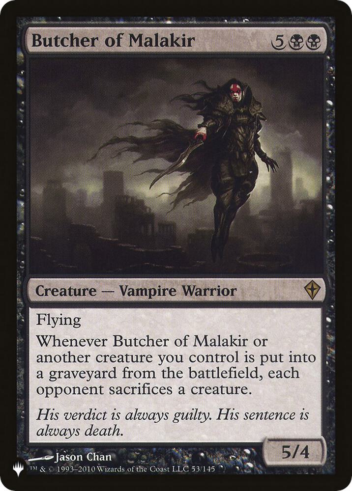 Butcher of Malakir (53) [The List]