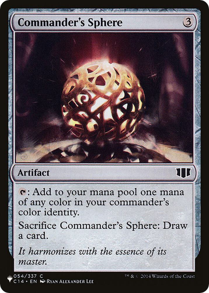 Commander's Sphere (54) [The List]