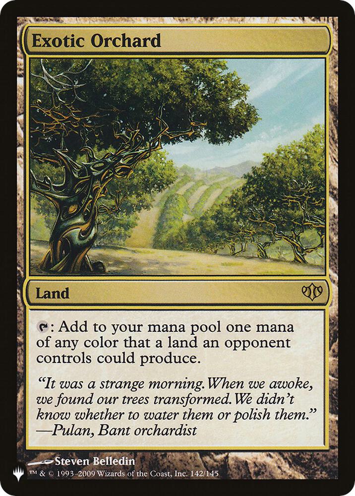 Exotic Orchard (CON) (142) [The List]