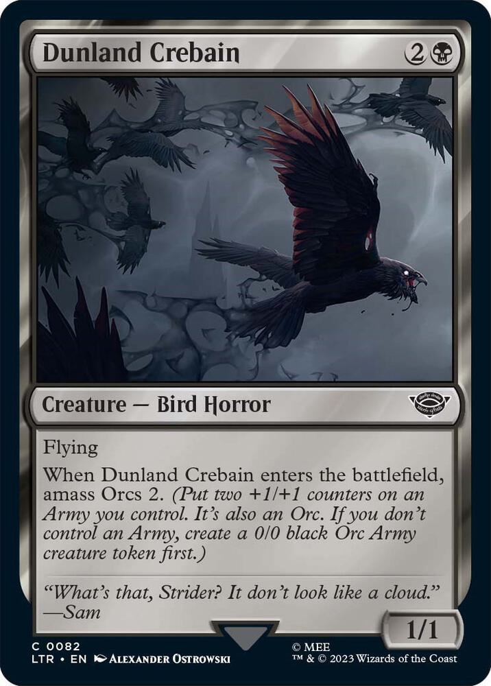 Dunland Crebain (82) [The Lord of the Rings: Tales of Middle-earth]