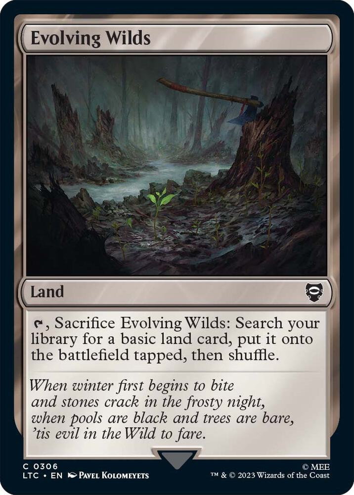 Evolving Wilds (306) [Tales of Middle-earth Commander]