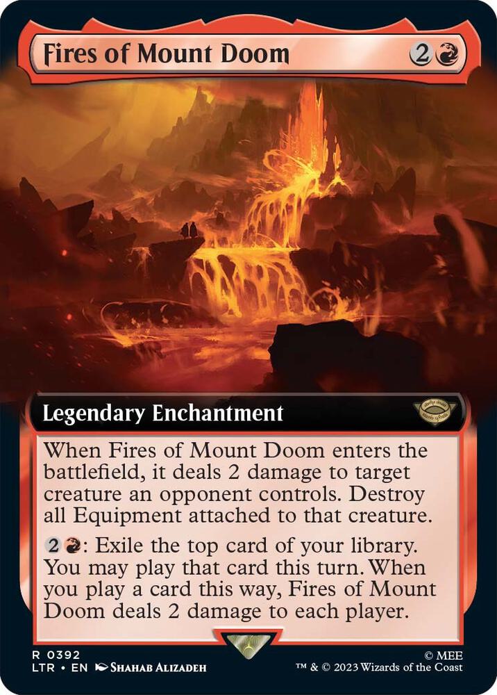 Fires of Mount Doom (Extended Art) (392) [The Lord of the Rings: Tales of Middle-earth] [Extended Art]