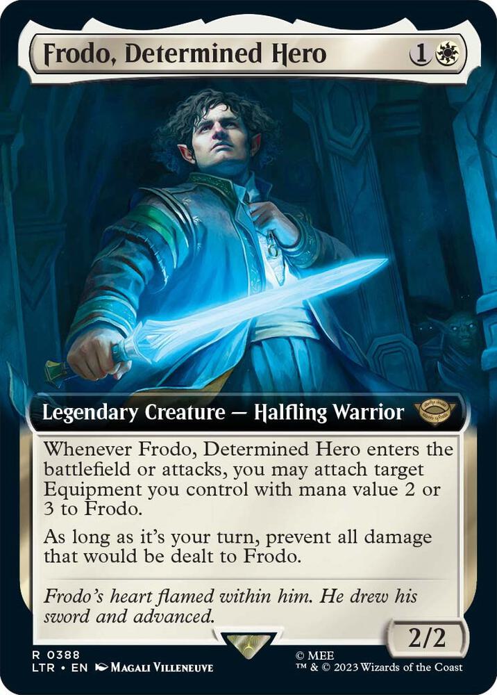 Frodo, Determined Hero (Extended Art) (388) [The Lord of the Rings: Tales of Middle-earth] [Extended Art]