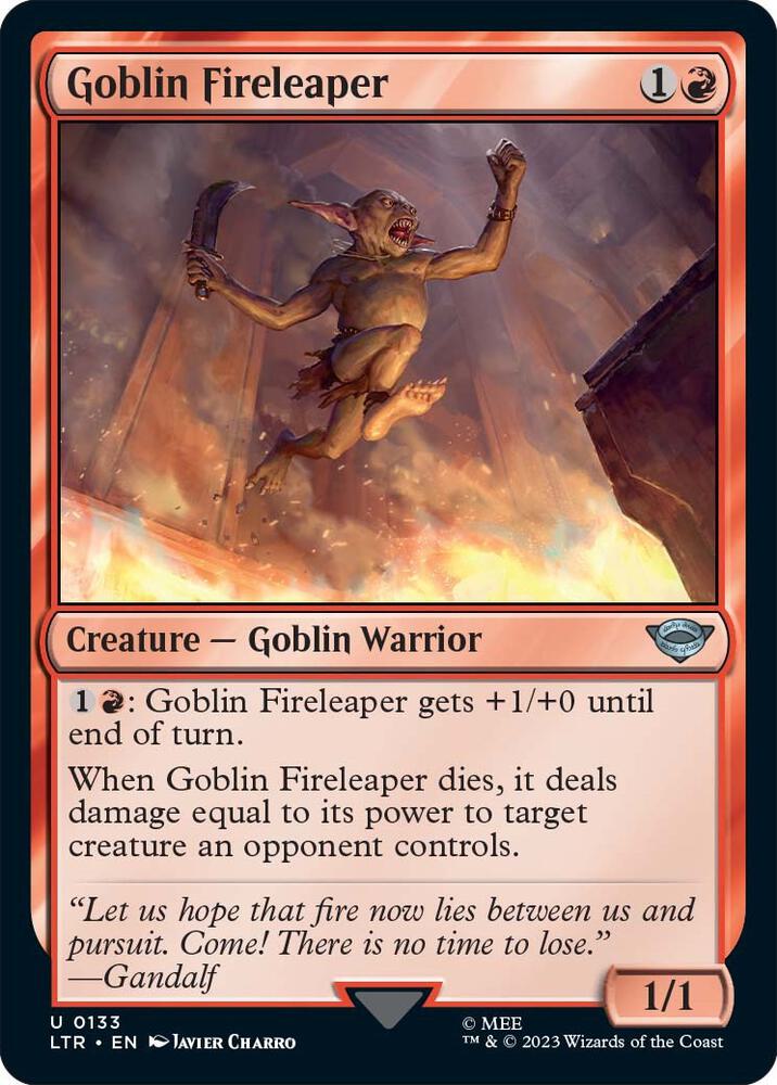 Goblin Fireleaper (133) [The Lord of the Rings: Tales of Middle-earth]