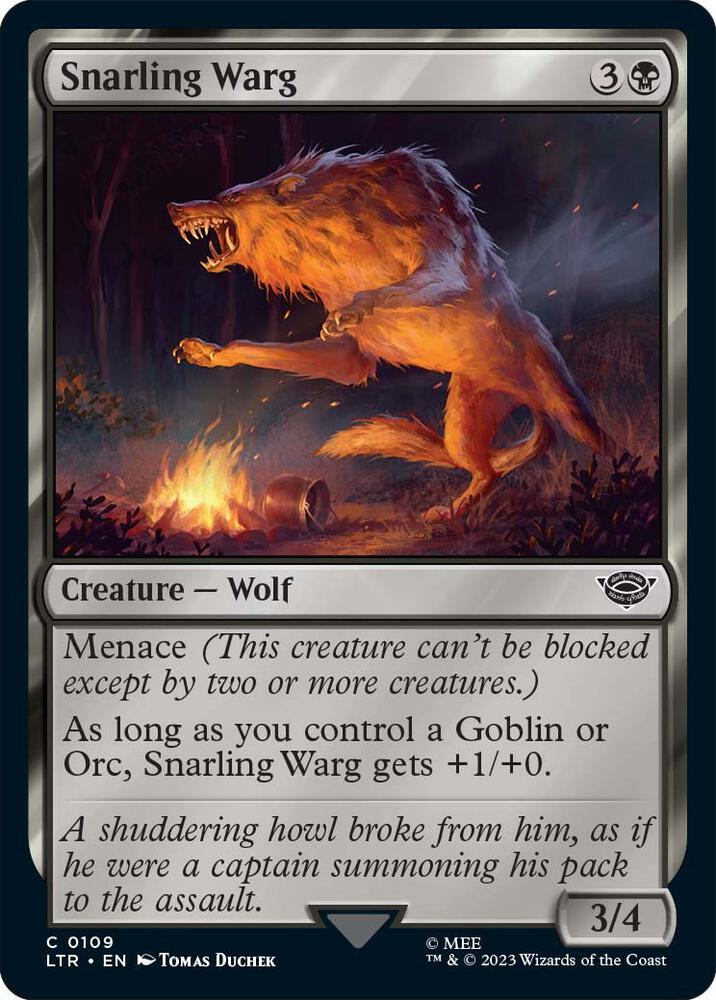 Snarling Warg (109) [The Lord of the Rings: Tales of Middle-earth]