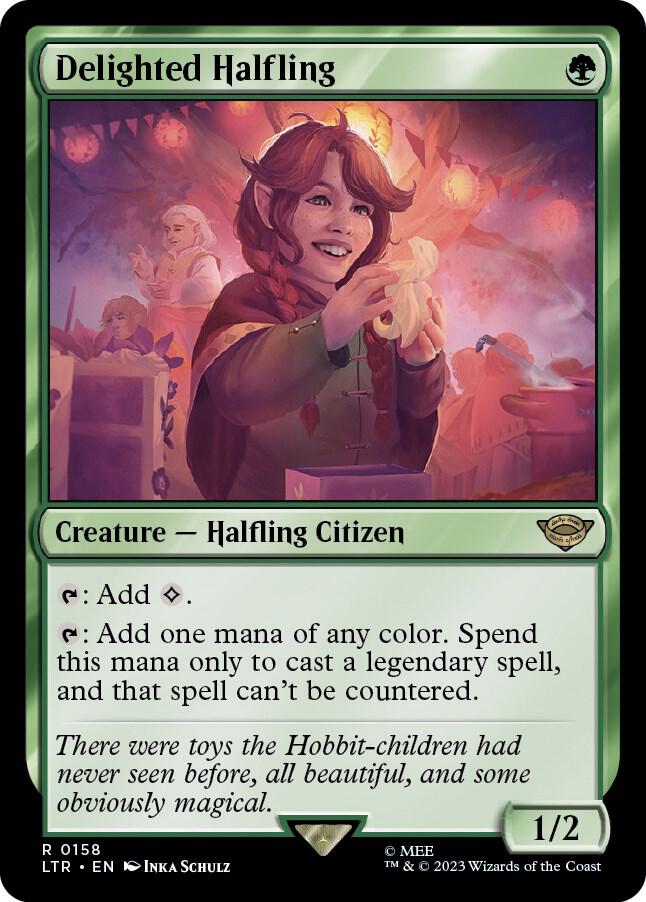 Delighted Halfling (158) [The Lord of the Rings: Tales of Middle-earth]