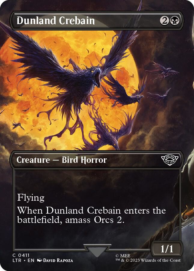 Dunland Crebain (Borderless) (411) [The Lord of the Rings: Tales of Middle-earth] [Borderless]