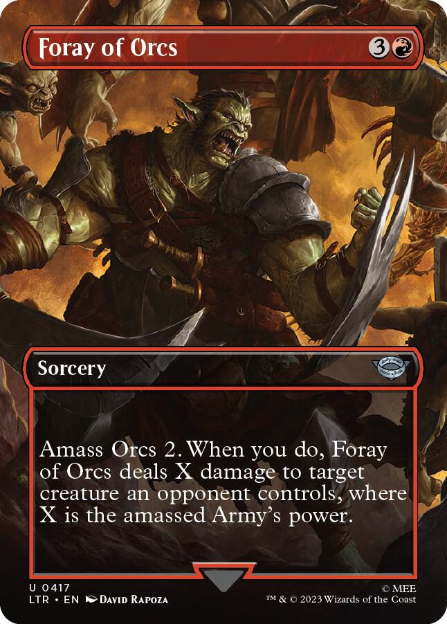 Foray of Orcs (Borderless) (417) [The Lord of the Rings: Tales of Middle-earth] [Borderless]