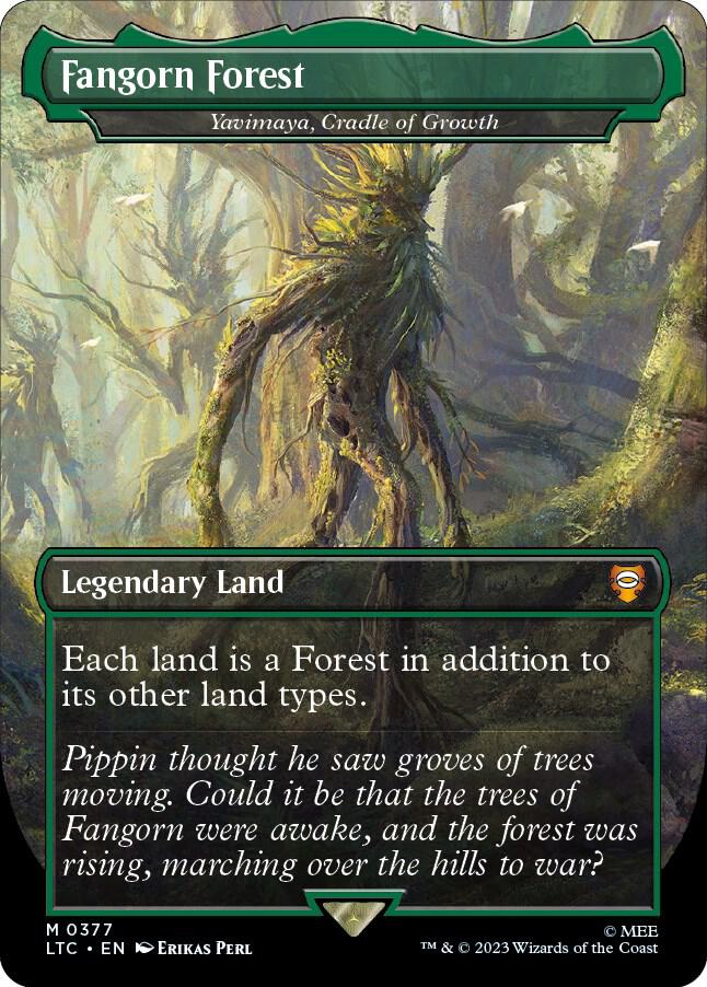 Fangorn Forest - Yavimaya, Cradle of Growth (377) [Tales of Middle-earth Commander] [Borderless]