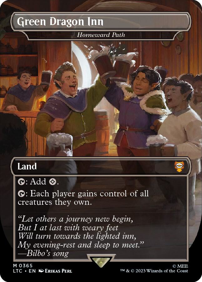 Green Dragon Inn - Homeward Path (365) [Tales of Middle-earth Commander] [Borderless]