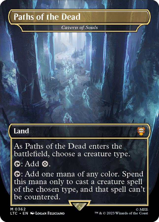 Paths of the Dead - Cavern of Souls (362) [Tales of Middle-earth Commander] [Borderless]