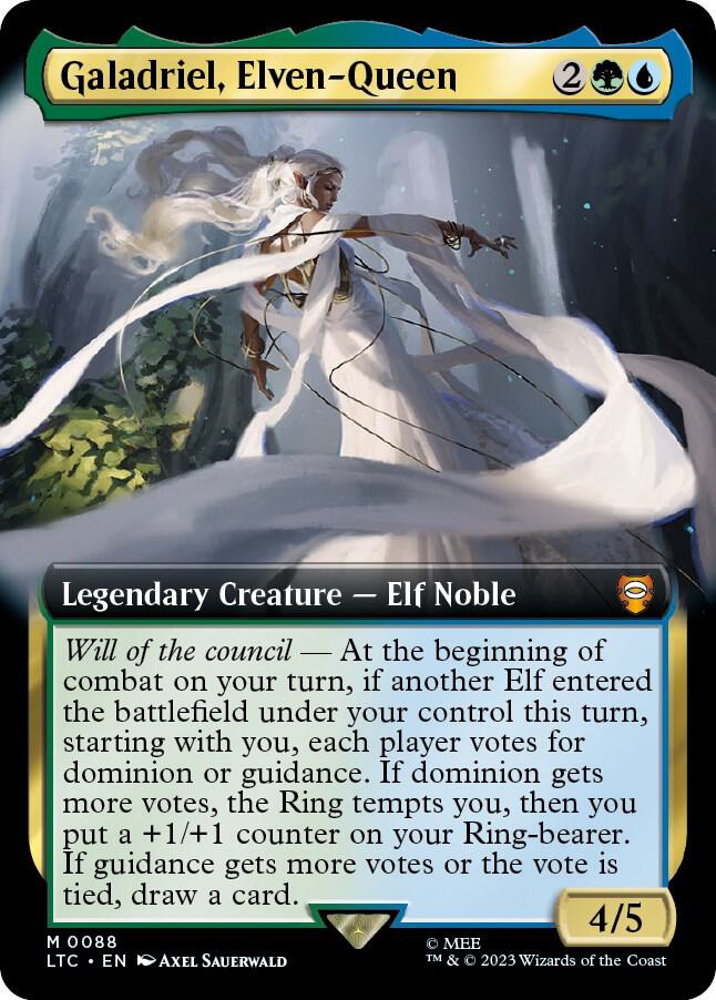 Galadriel, Elven-Queen (Extended Art) (88) [Tales of Middle-earth Commander] [Extended Art]