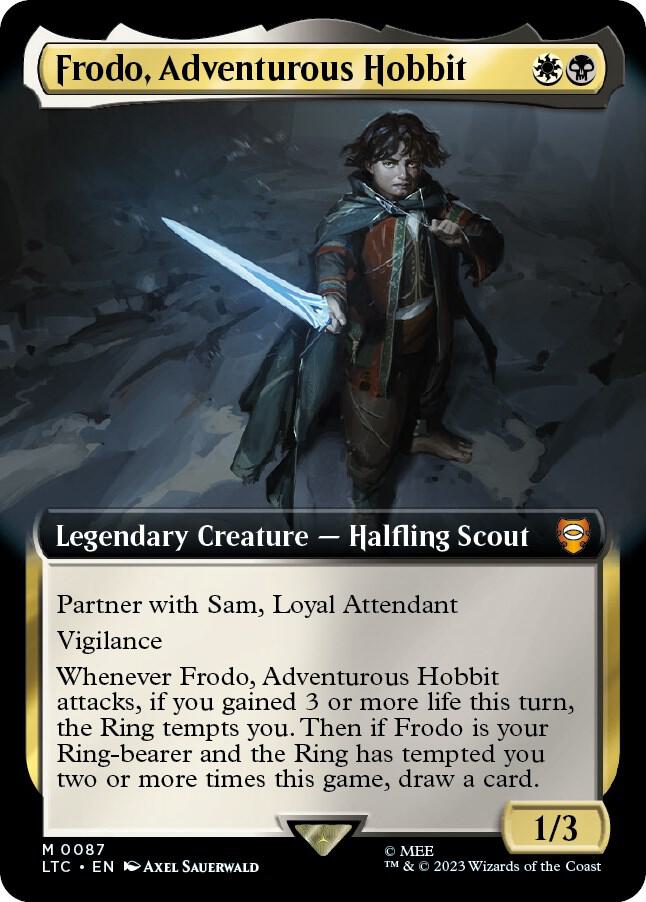 Frodo, Adventurous Hobbit (Extended Art) (87) [Tales of Middle-earth Commander] [Extended Art]