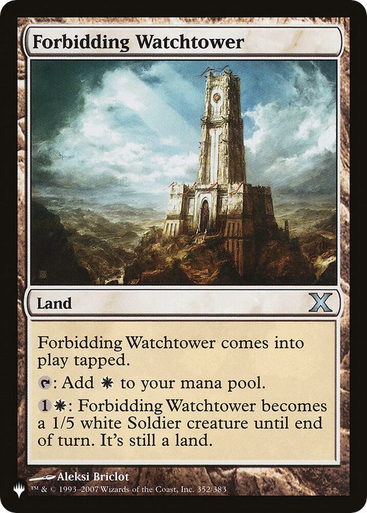 Forbidding Watchtower (352/383) [The List]