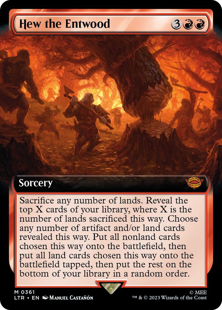 Hew the Entwood (Extended Art) (361) [The Lord of the Rings: Tales of Middle-earth] [Extended Art]