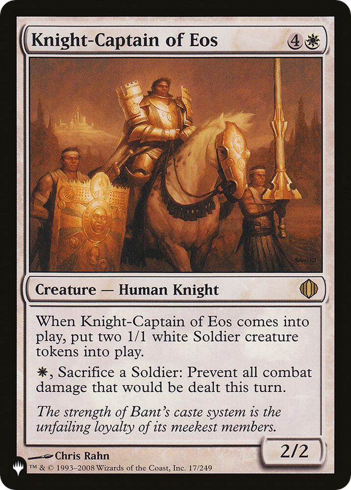 Knight-Captain of Eos (17/249) [The List]