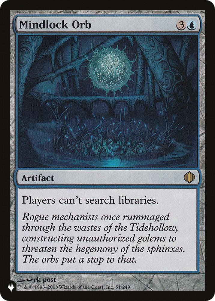 Mindlock Orb (51/249) [The List]