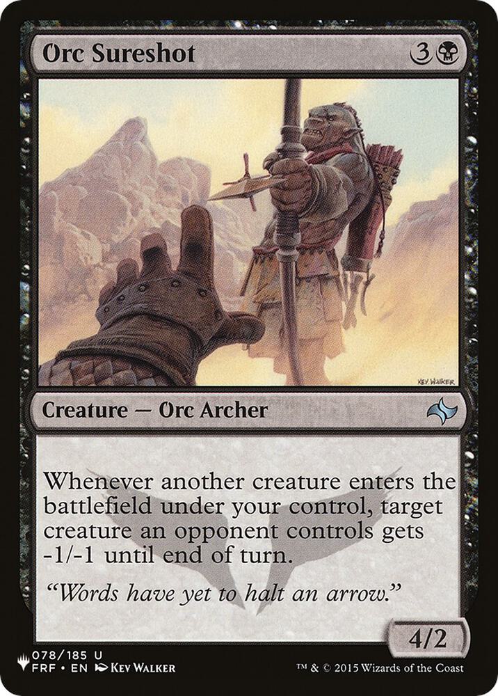 Orc Sureshot (078/185) [The List]