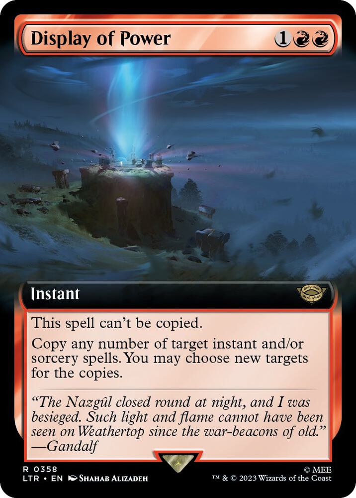 Display of Power (Extended Art) (358) [The Lord of the Rings: Tales of Middle-earth] [Extended Art]