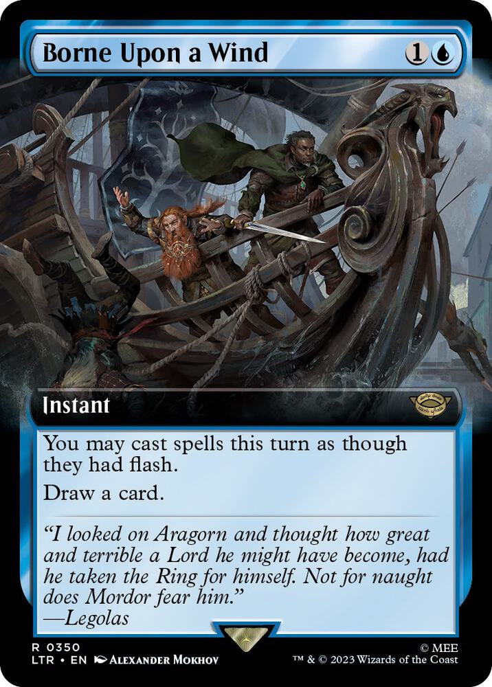 Borne Upon a Wind (Extended Art) (350) [The Lord of the Rings: Tales of Middle-earth] [Extended Art]