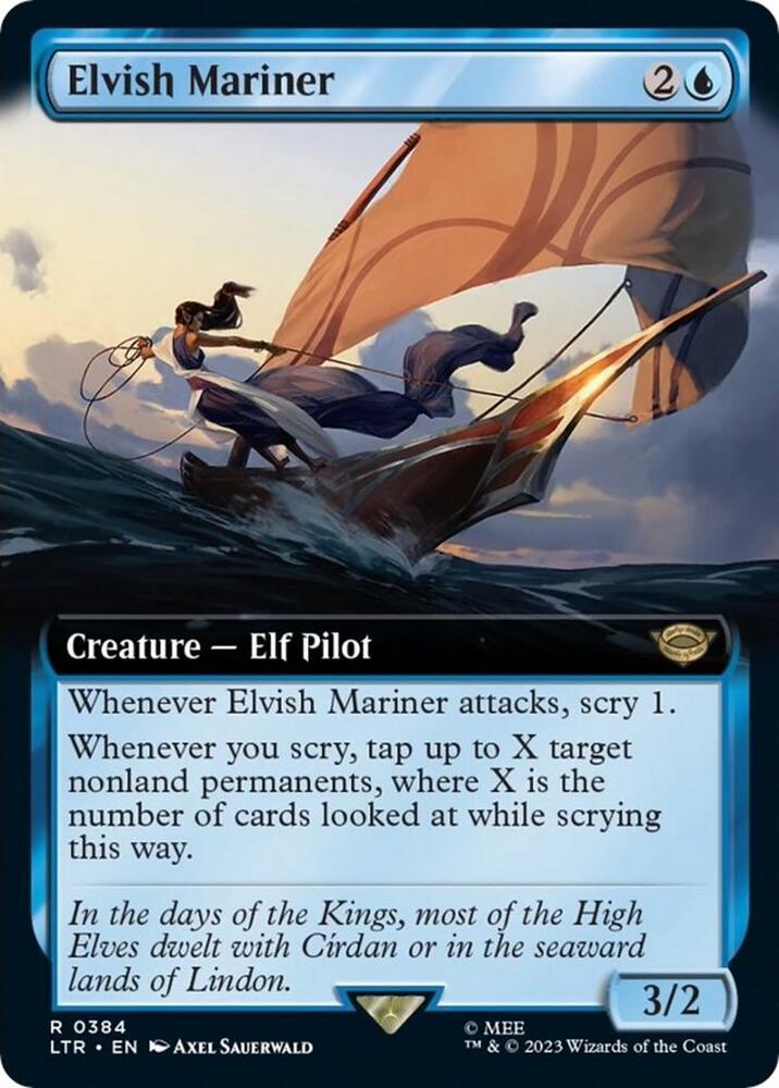 Elvish Mariner (Extended Art) (384) [The Lord of the Rings: Tales of Middle-earth] [Extended Art]