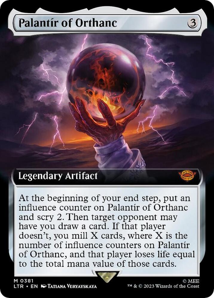 Palantir of Orthanc (Extended Art) (381) [The Lord of the Rings: Tales of Middle-earth] [Extended Art]
