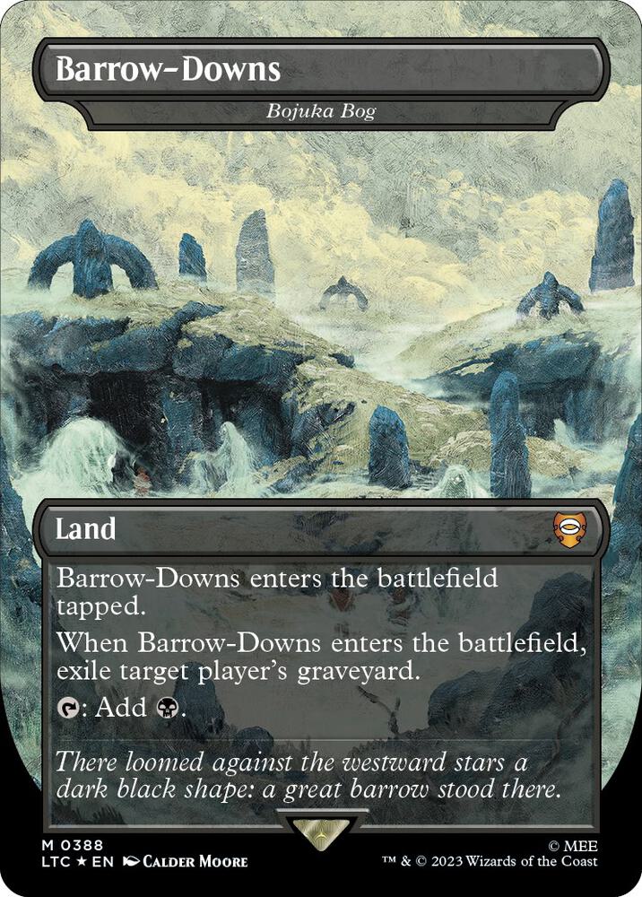 Barrow-Downs - Bojuka Bog (Surge Foil) (388) [Tales of Middle-earth Commander] [Borderless]