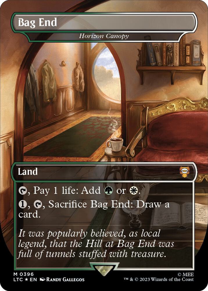 Bag End - Horizon Canopy (Surge Foil) (396) [Tales of Middle-earth Commander] [Borderless]