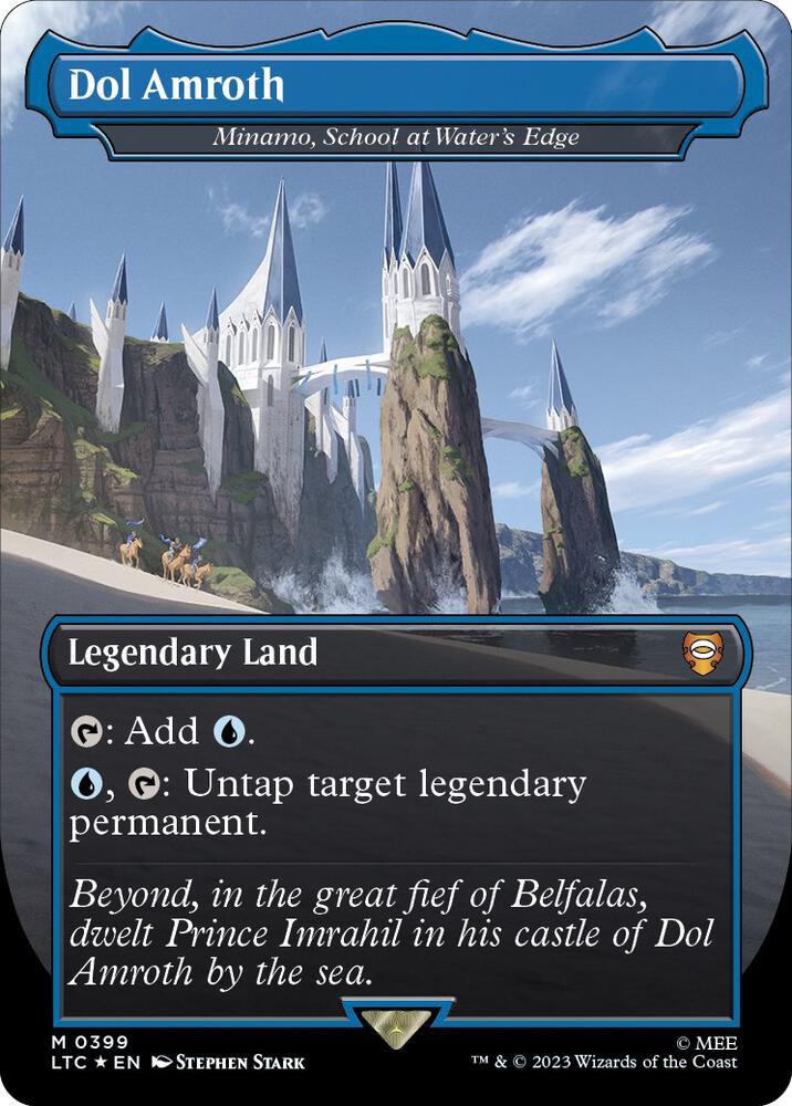 Dol Amroth - Minamo, School at Water's Edge (Surge Foil) (399) [Tales of Middle-earth Commander] [Borderless]