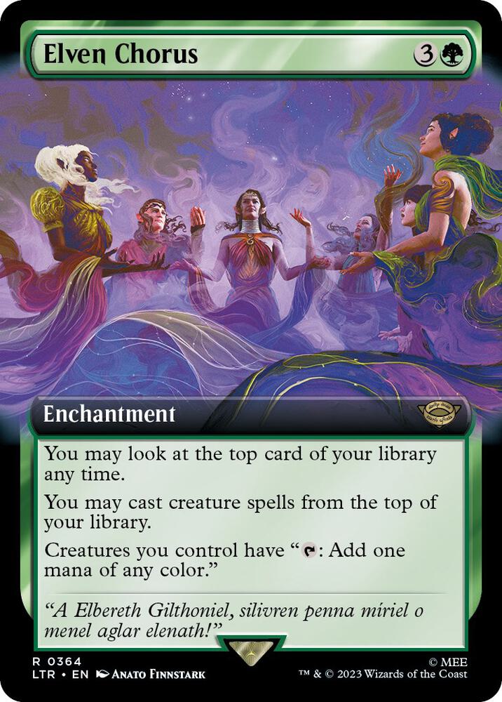 Elven Chorus (Extended Art) (364) [The Lord of the Rings: Tales of Middle-earth] [Extended Art]