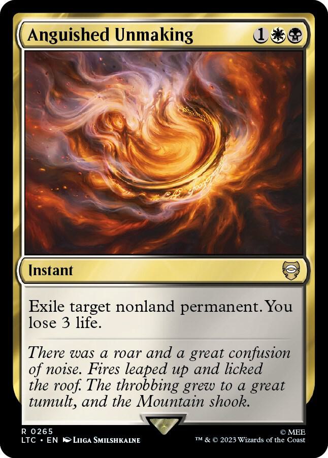 Anguished Unmaking (265) [Tales of Middle-earth Commander]