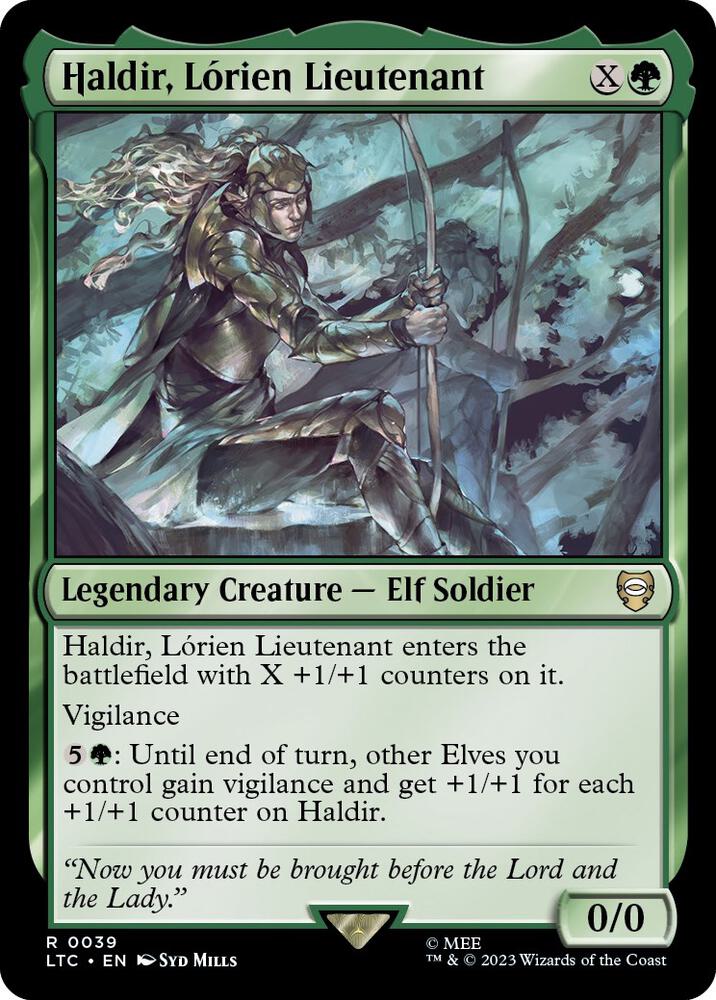 Haldir, Lorien Lieutenant (39) [Tales of Middle-earth Commander]