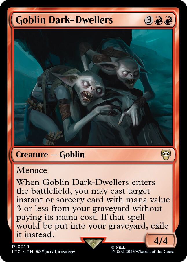 Goblin Dark-Dwellers (219) [Tales of Middle-earth Commander]