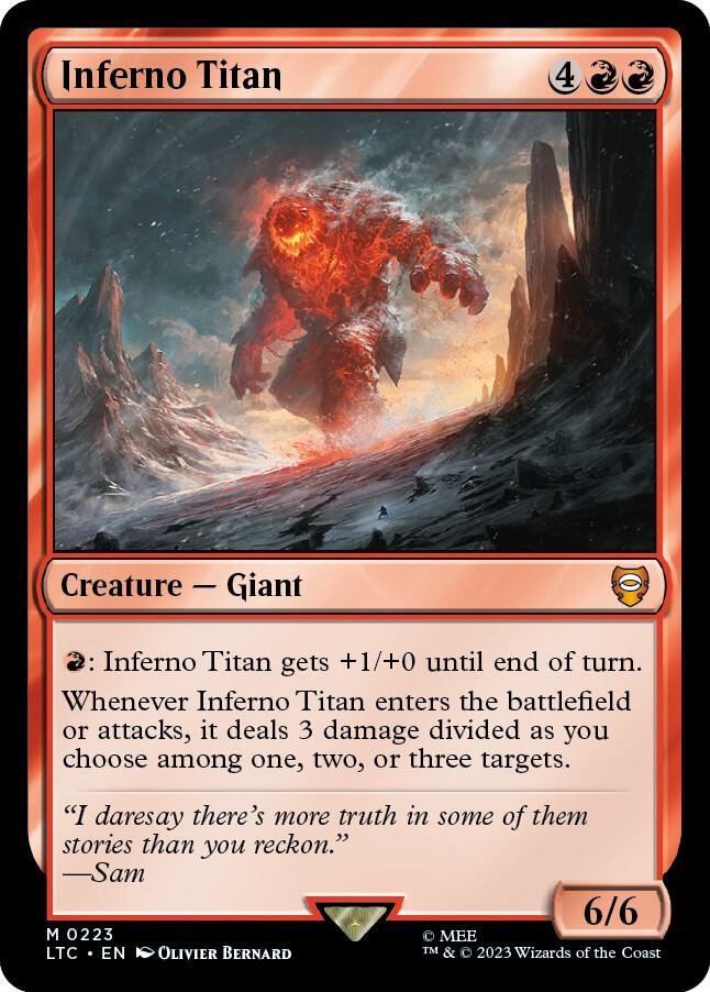 Inferno Titan (223) [Tales of Middle-earth Commander]