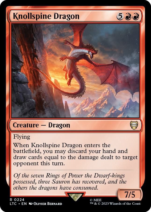 Knollspine Dragon (224) [Tales of Middle-earth Commander]