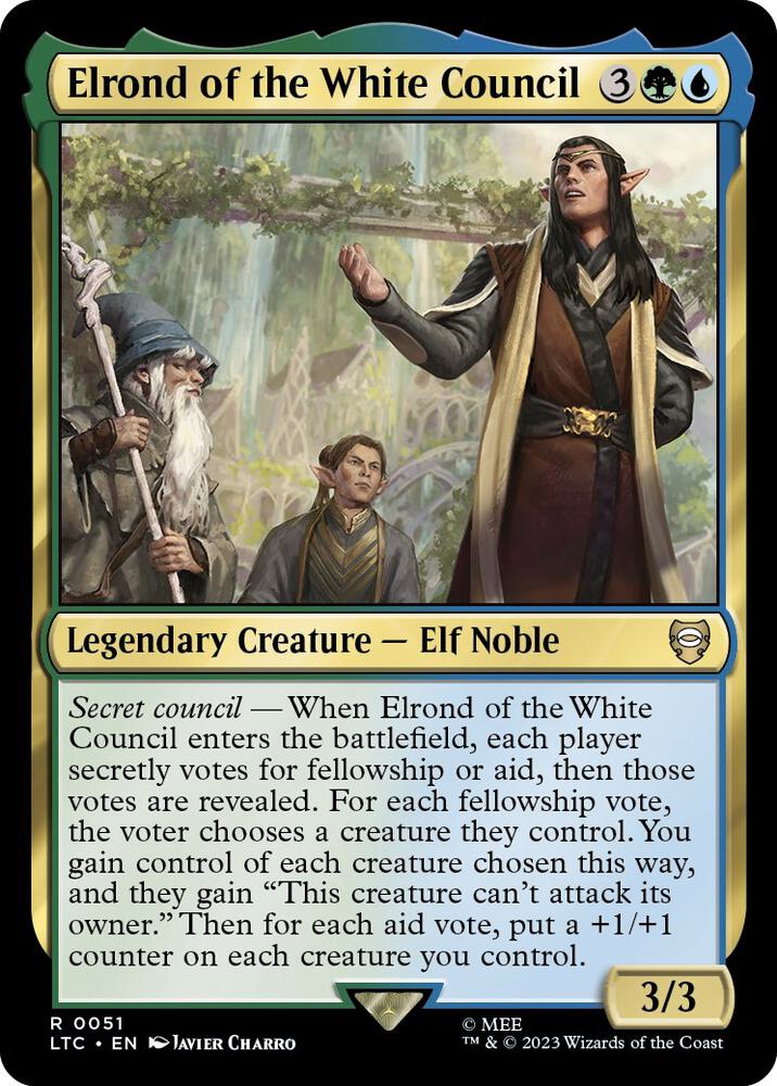 Elrond of the White Council (51) [Tales of Middle-earth Commander]