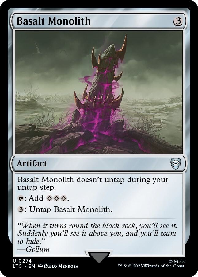 Basalt Monolith (274) [Tales of Middle-earth Commander]