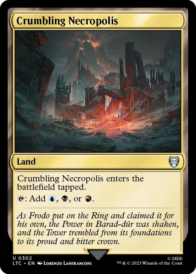 Crumbling Necropolis (302) [Tales of Middle-earth Commander]
