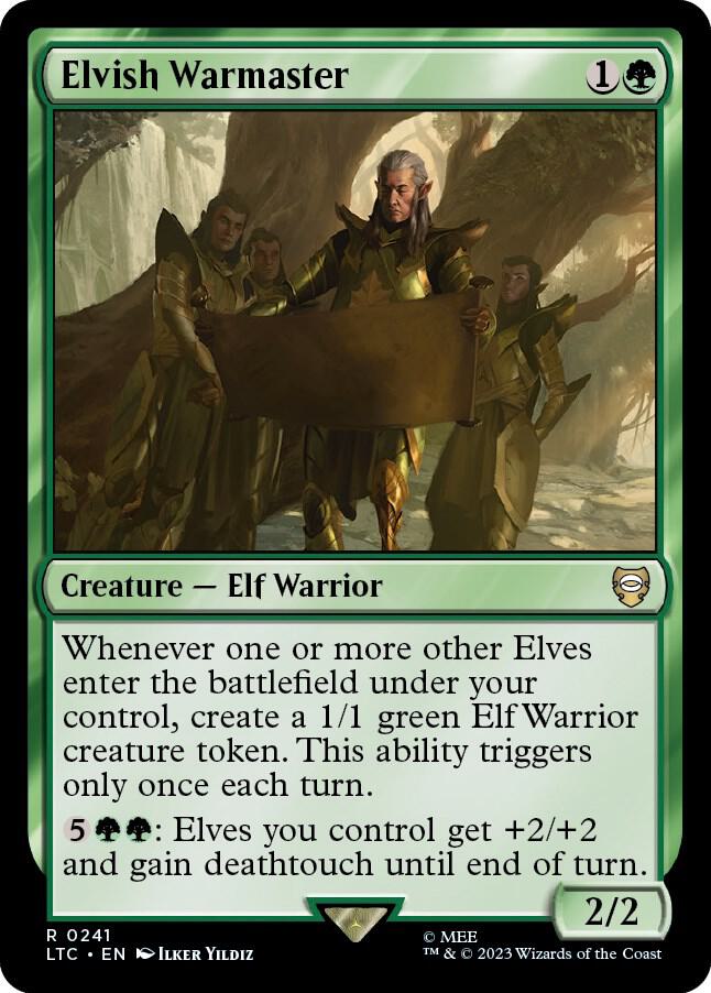 Elvish Warmaster (241) [Tales of Middle-earth Commander]