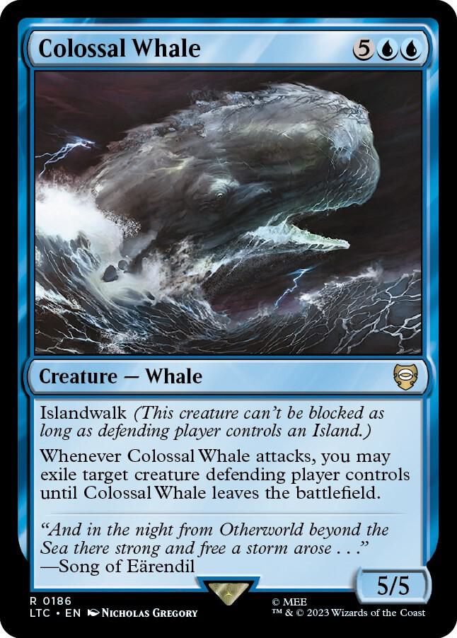 Colossal Whale (186) [Tales of Middle-earth Commander]