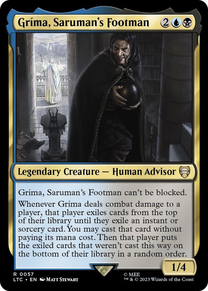 Grima, Saruman's Footman (57) [Tales of Middle-earth Commander]