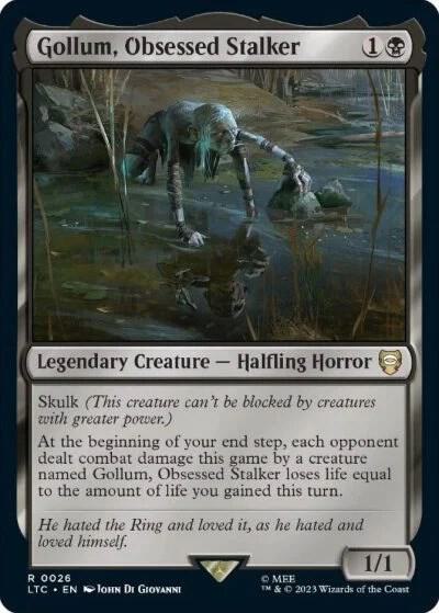 Gollum, Obsessed Stalker (26) [Tales of Middle-earth Commander]