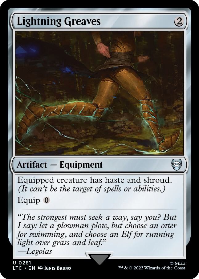 Lightning Greaves (281) [Tales of Middle-earth Commander]