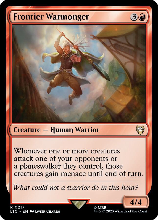 Frontier Warmonger (217) [Tales of Middle-earth Commander]