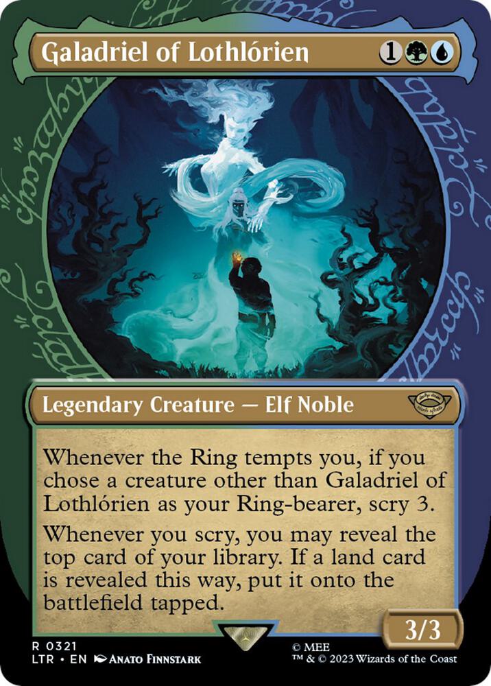 Galadriel of Lothlorien (Showcase) (321) [The Lord of the Rings: Tales of Middle-earth] [Showcase, Borderless]