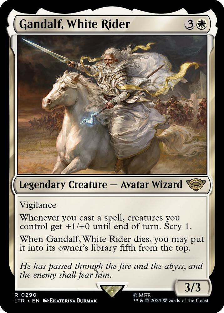 Gandalf, White Rider (290) [The Lord of the Rings: Tales of Middle-earth]