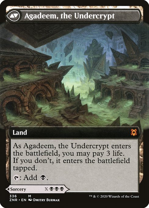 Agadeem's Awakening (Extended Art) (336) [Zendikar Rising] [Extended Art] Reverse