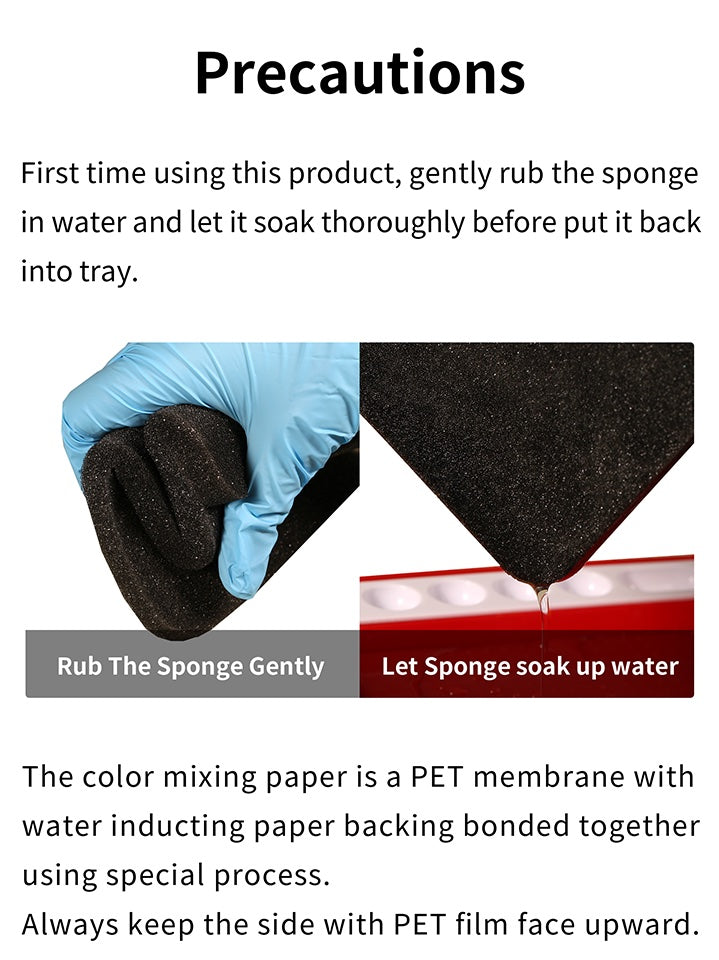 Poseidon Moisturizing Color Mixing Box for Acrylic Paints