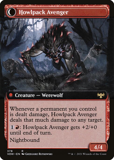 Ill-Tempered Loner (Extended Art) (378) [Innistrad: Crimson Vow] [Extended Art] Reverse